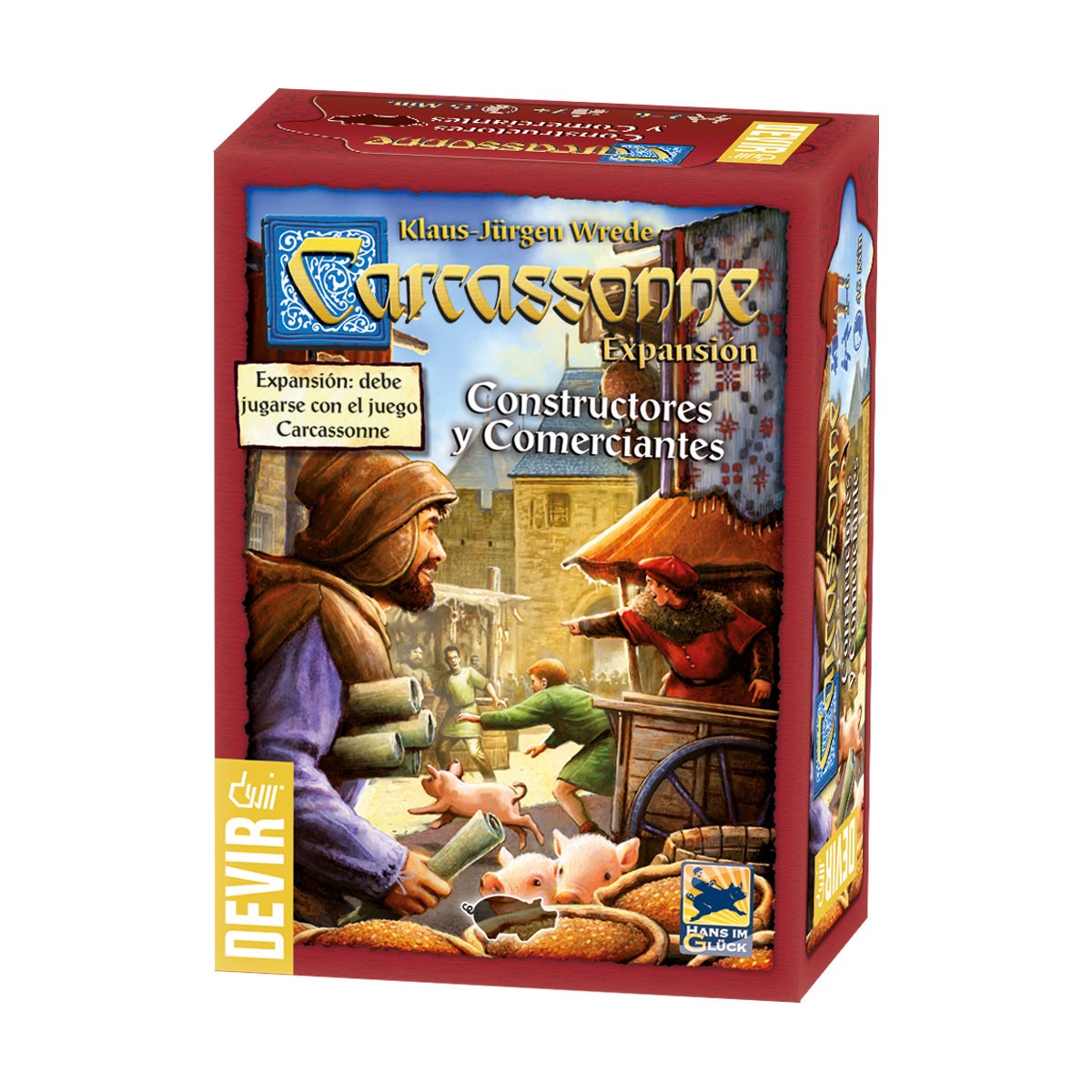 Carcassonne: Constructores y Comerciantes (2da edicion)